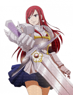 Fairy Tail ~~ Erza Scarlet ~~ - фрее пнг