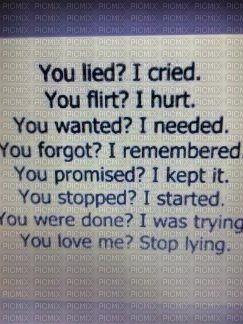 you lied , i cried - png gratis
