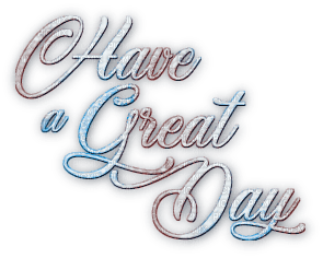 soave text have a great day blue brown - png grátis