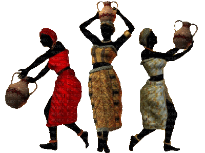Kobiety afrykańskie - GIF animado grátis