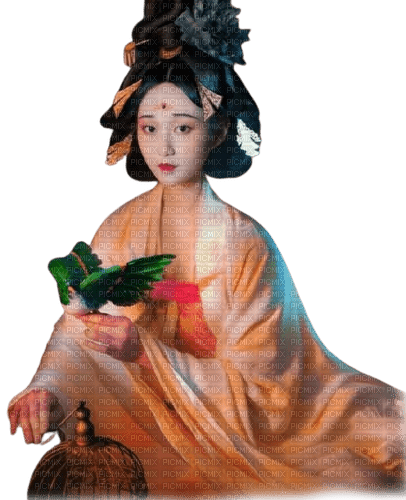 kikkapink woman geisha asian oriental japanese - gratis png