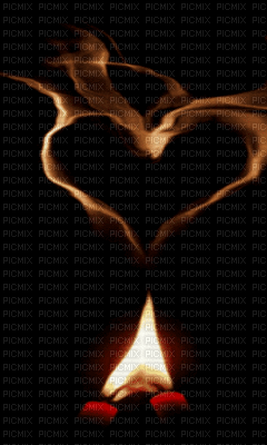 heart fire background laurachan - Gratis animeret GIF