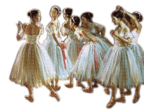 Rena Vintage Ballerinas Ballett Dance Girls - kostenlos png