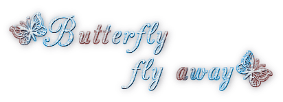 soave text butterfly deco blue brown - δωρεάν png