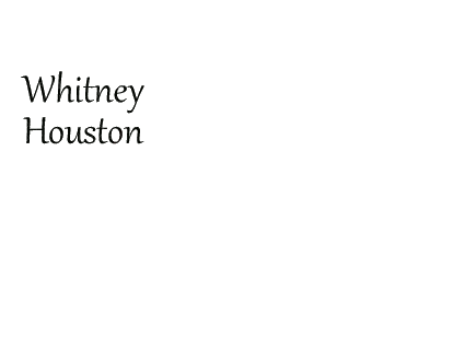 Whitney Houston - GIF เคลื่อนไหวฟรี