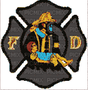 pompier - GIF animado gratis