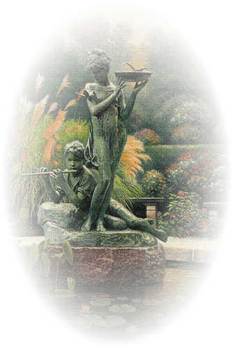 garden fountain sunshine3 - 免费PNG