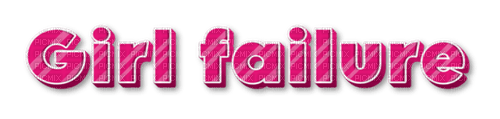 girl failure - PNG gratuit