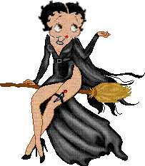 MMarcia gif Betty Boop Haloween - Bezmaksas animēts GIF