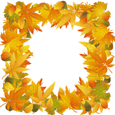 autumn frame - png grátis