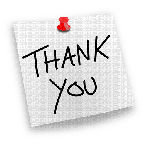 Text. Note. Thank You. Leila - png gratis