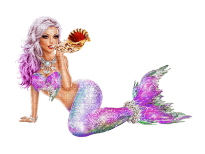 mermaid pink bp - kostenlos png