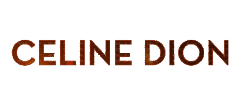 Celine Dion  Text Gif - Bogusia - Animovaný GIF zadarmo