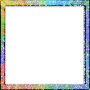 rainbow frame glitter - Безплатен анимиран GIF