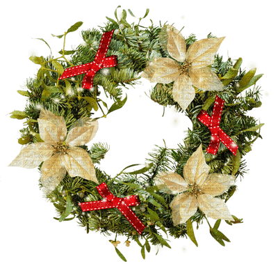 Kaz_Creations Christmas Deco Wreath - png gratuito