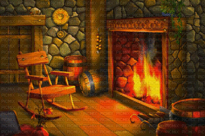 fireplace. - Animovaný GIF zadarmo