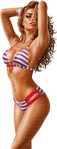 Woman, Summer, bikini. Leila - 無料png
