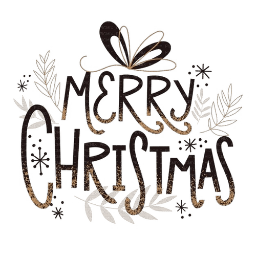 kikkapink deco merry christmas text - Free PNG