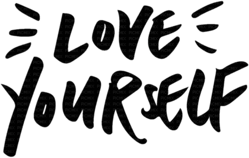 ..:::Text-Love youself:::.. - Free PNG