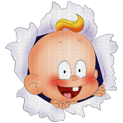 Kaz_Creations Funny Cartoon Baby - PNG gratuit
