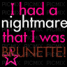 brunette nightmare xD - Gratis geanimeerde GIF