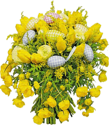 Kaz_Creations Deco Flowers Flower Colours Easter - png gratis