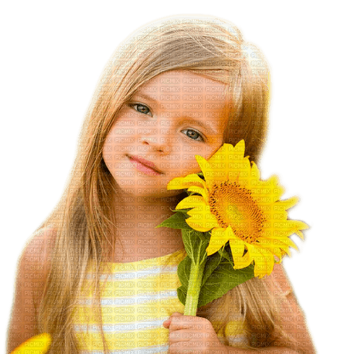 Sunflower.Girl - By KittyKatLuv65 - Free PNG