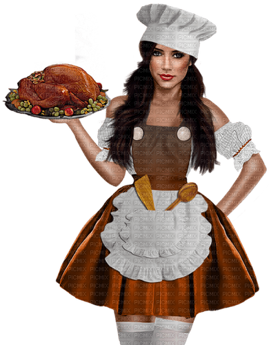 loly33 THANKSGIVING femme woman - zdarma png