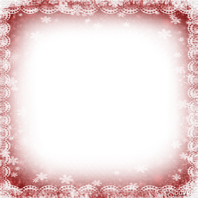 soave frame winter abstract snowflake lace - 免费PNG
