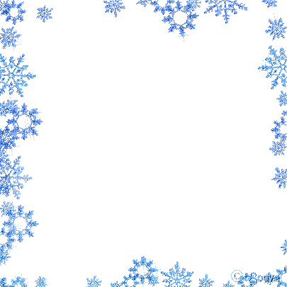 soave frame  deco snowflake winter christmas - Безплатен анимиран GIF