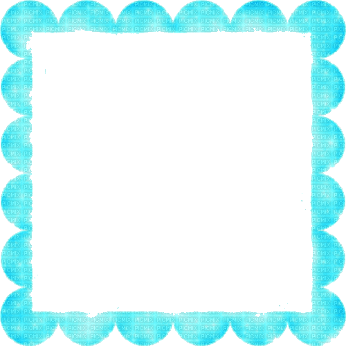 turquoise frame - GIF animé gratuit