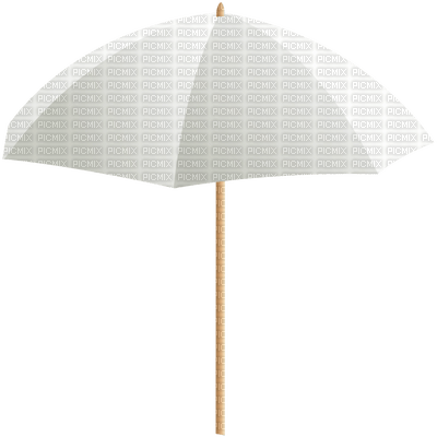 sea beach plage tube parasol umbrella bouclier   strand summer ete  white - Free PNG