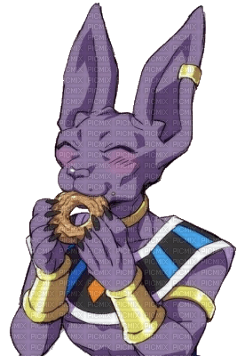 Beerus and Donut - ingyenes png