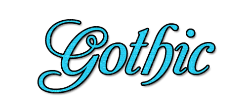 gothic text nataliplus - 無料png