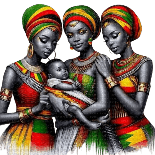 loly33 femme enfant afrique - png ฟรี