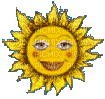 smiling sun - Kostenlose animierte GIFs