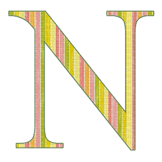 Kaz_Creations Alphabet Letter N - PNG gratuit