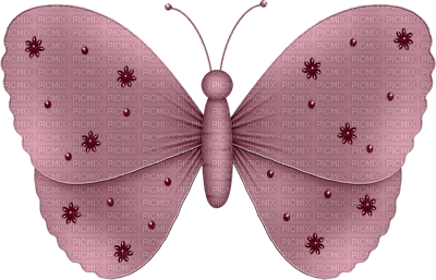 Kaz_Creations Rose Pink Deco Scrap Butterfly - nemokama png