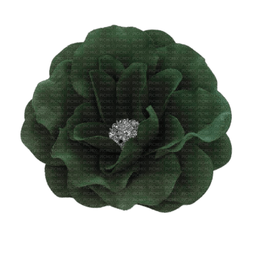 dolceluna green flower deco steampunk - png gratuito