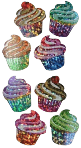 cupcake stickers - PNG gratuit
