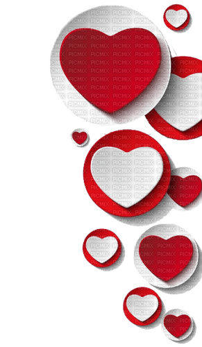 paper hearts Bb2 - png gratis
