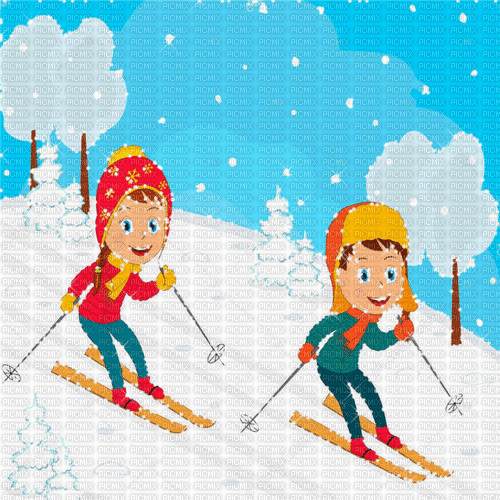 ski milla1959 - GIF animado gratis