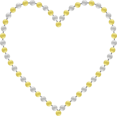 Kaz_Creations Deco Beads Heart Love Colours - ücretsiz png