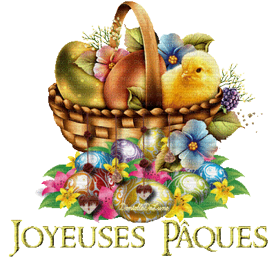 Joyeuses Pâques.Victoriabea - Zdarma animovaný GIF