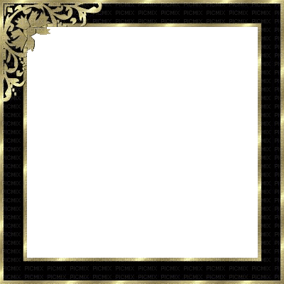Cadre.Frame.Black.Gold.Victoriabea - Darmowy animowany GIF