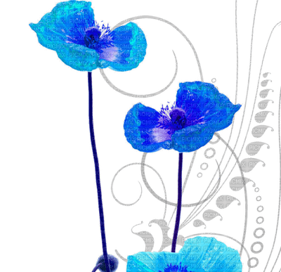 fleur bleu.Cheyenne63 - zdarma png