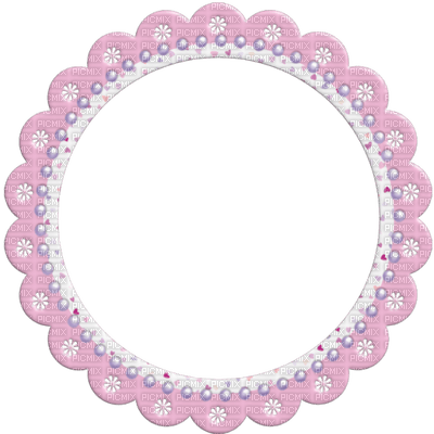 scrap pink circle  ♥ elizamio - ilmainen png