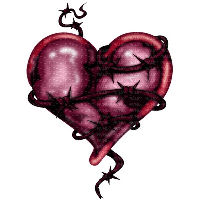 Kaz_Creations Deco Scrap Heart Love  Colours - 免费PNG