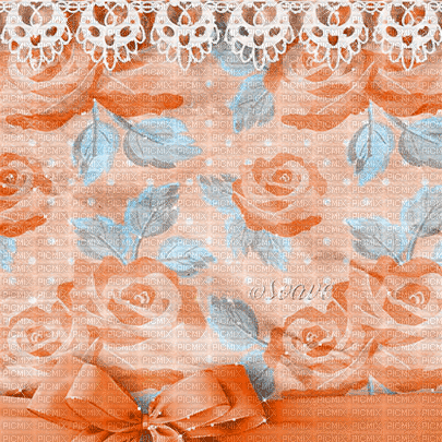 soave background animated vintage lace bow - 免费动画 GIF