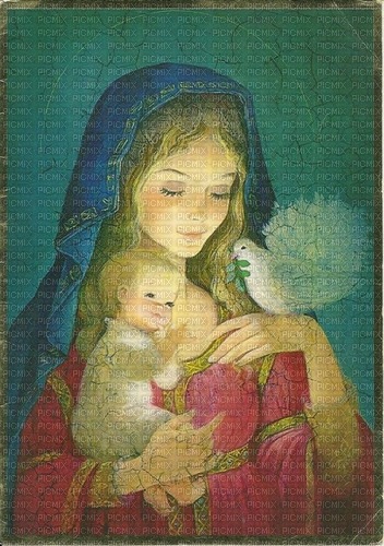Maria mit Jesuskind - besplatni png